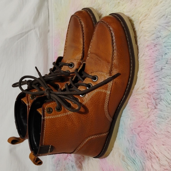 SALE! Crevo Buck Leather Boots Sz.9 Gently Worn 2X (X-100) - Picture 5 of 15